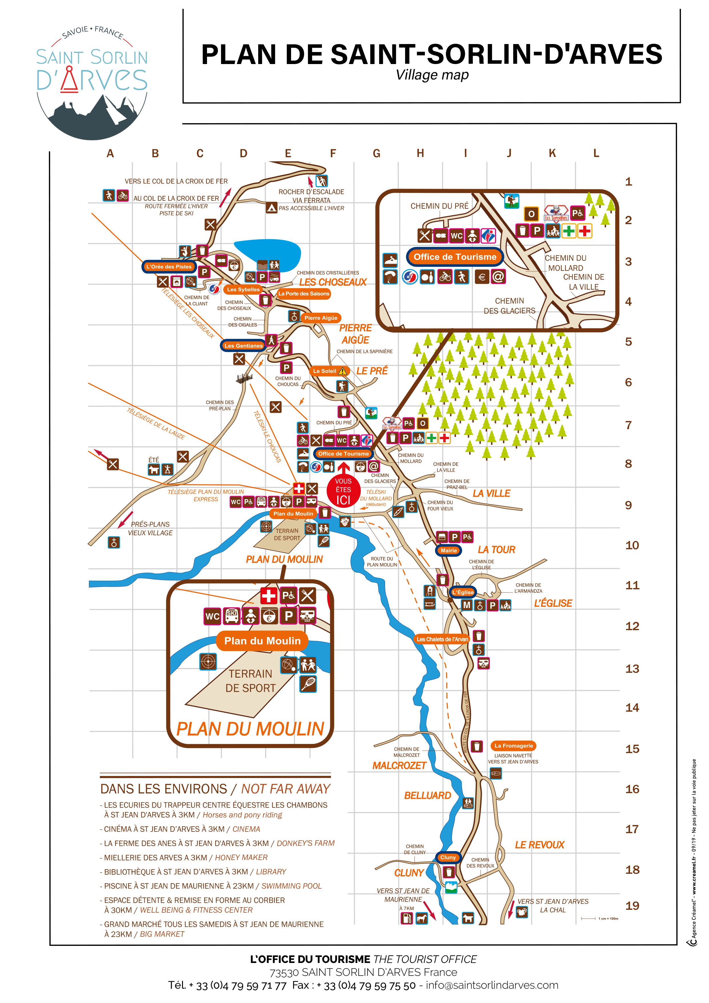 Plan de Saint Sorlin d'Arves