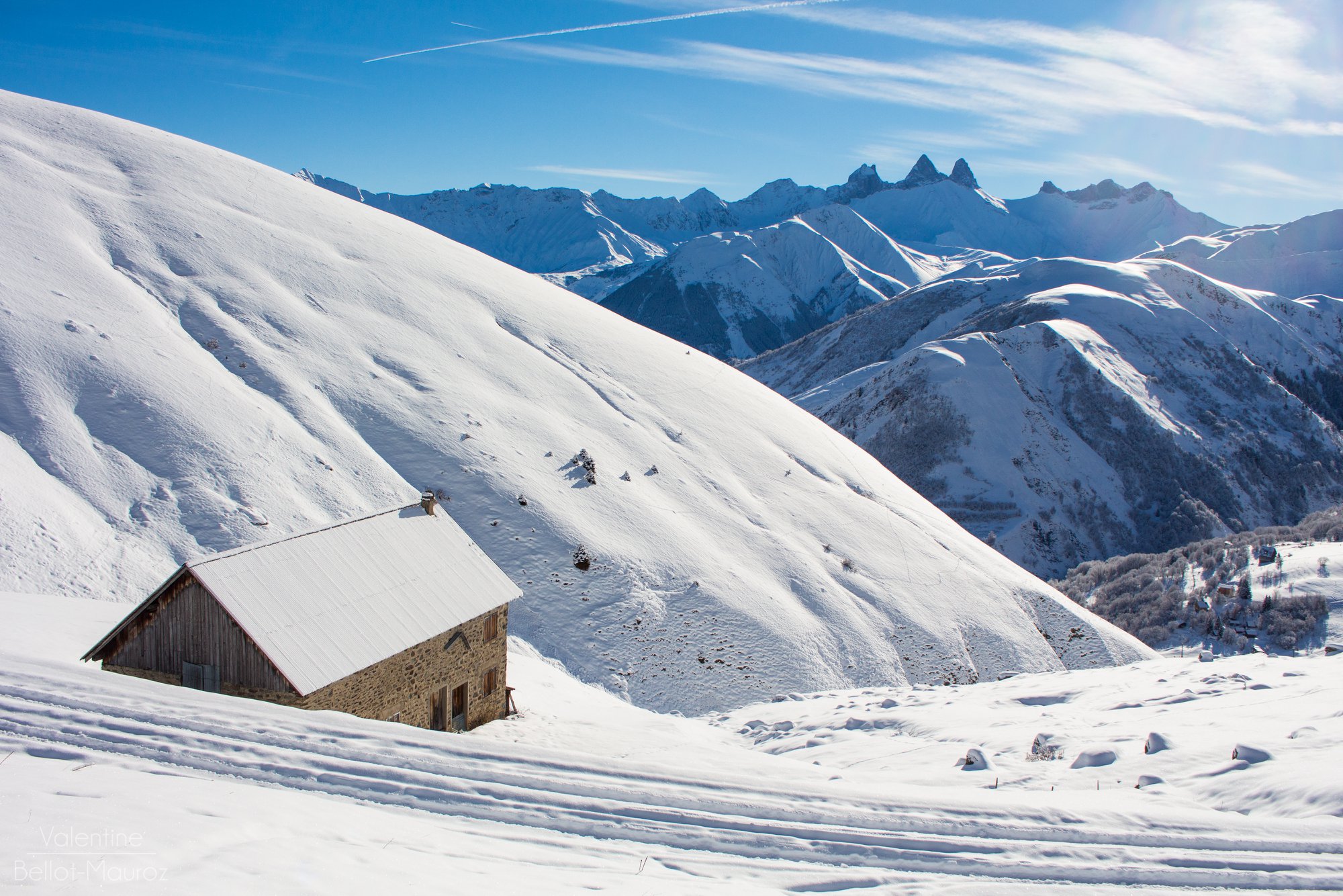 Route du Col de la Croix de Fer fermée en hiver