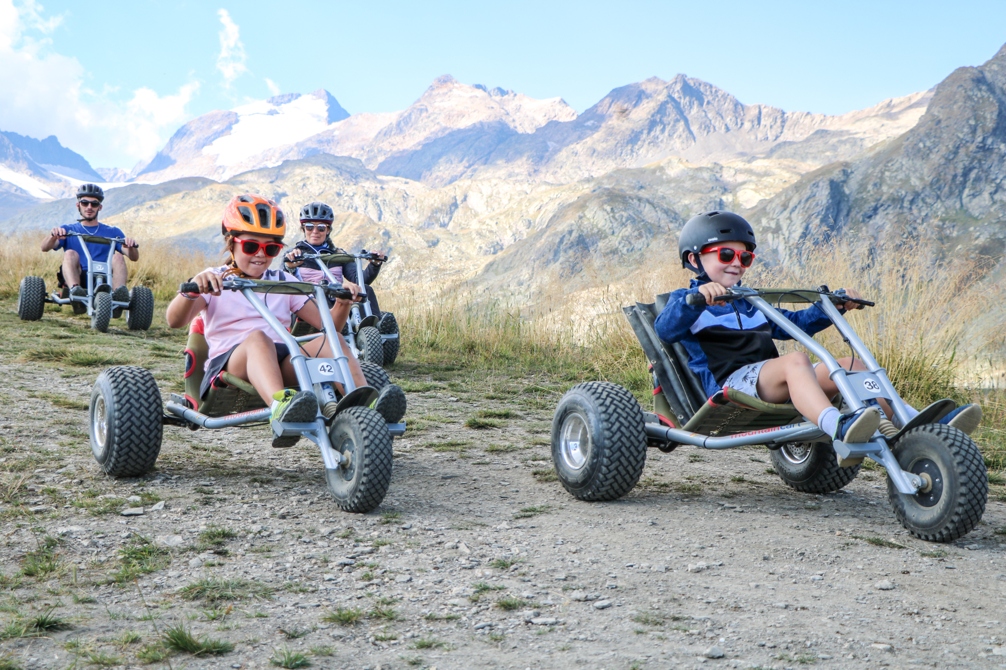 Descente en Mountain Kart