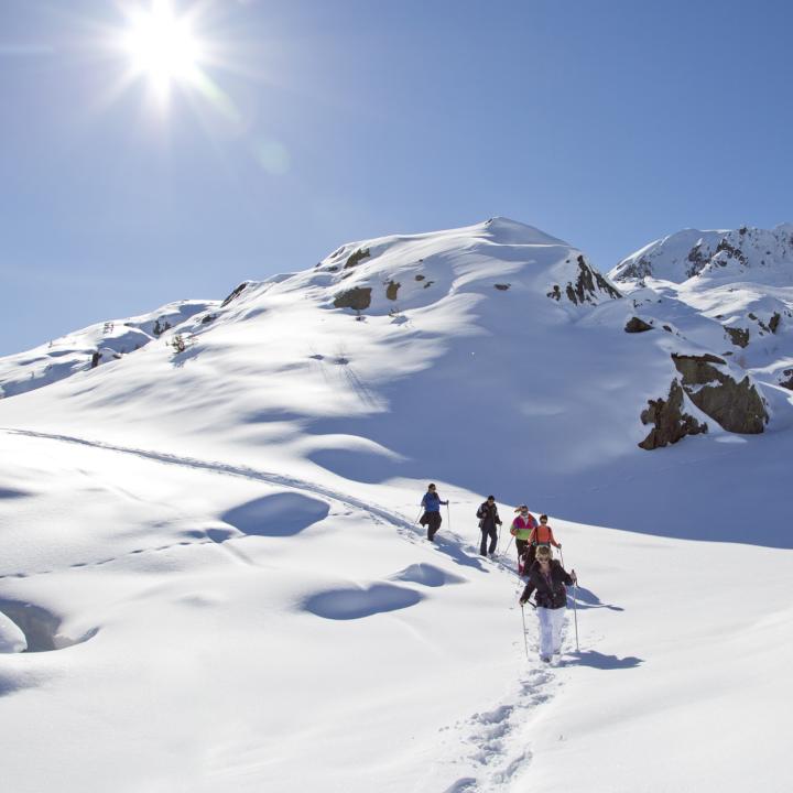 randonneurs raquettes