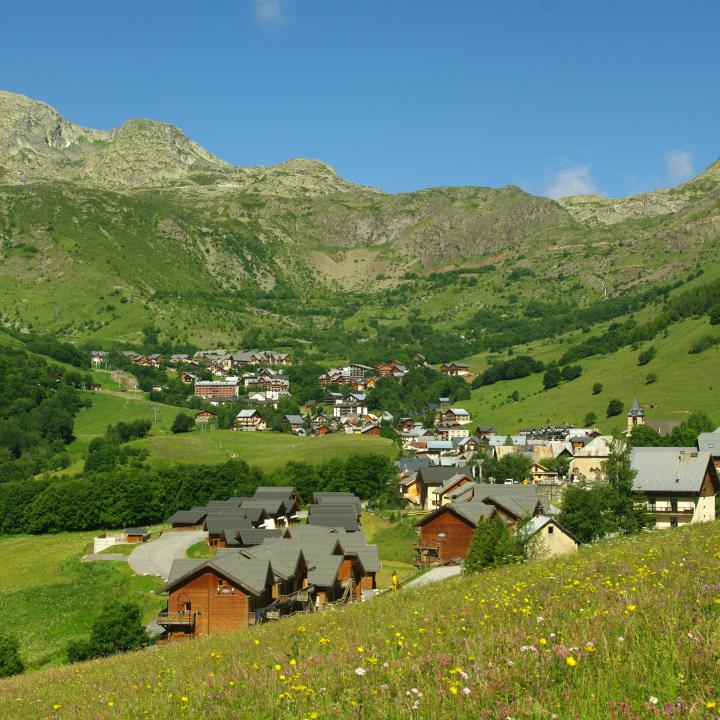Village de Saint Sorlin d'Arves en été