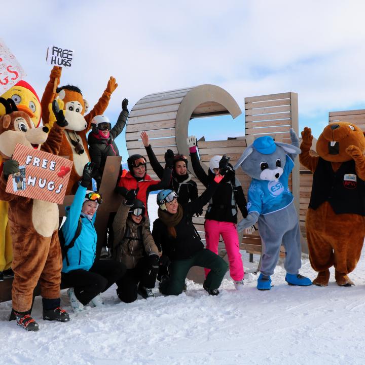 Mascottes des stations au #Sybelles