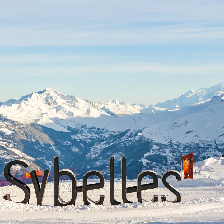 #Sybelles devant le Mont Blanc