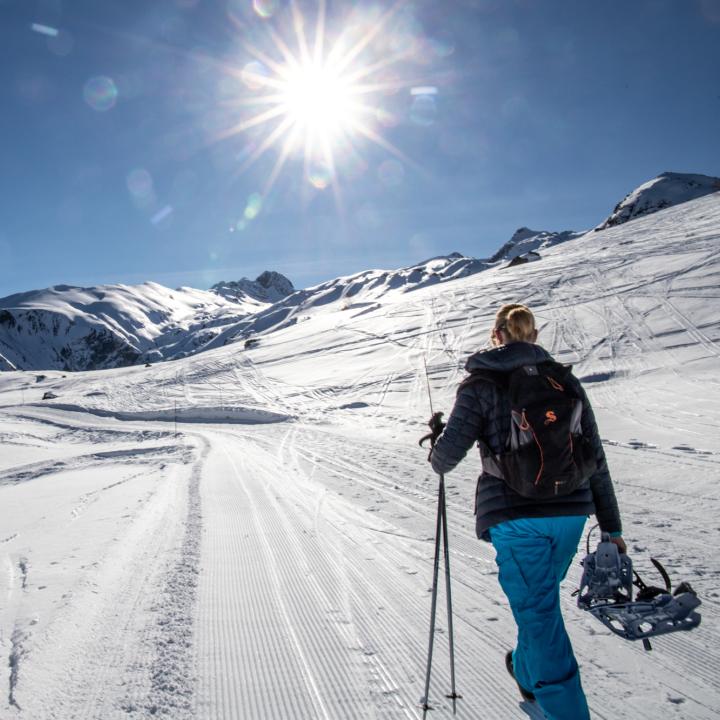 Nouvel itinéraire raquettes La Balme