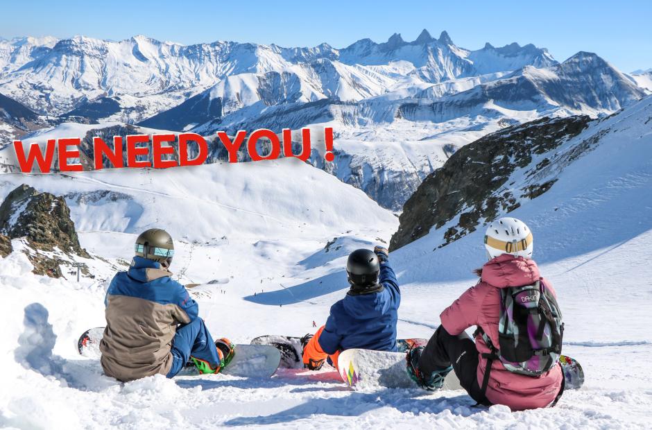We need you