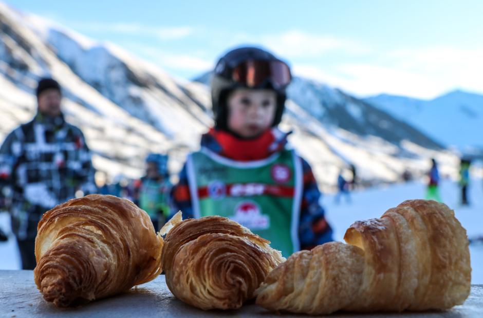 Croissants sur les pistes de Saint Sorlin d'Arves
