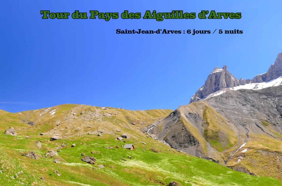 Tour des Aiguilles d'arves - vue paysage montagne