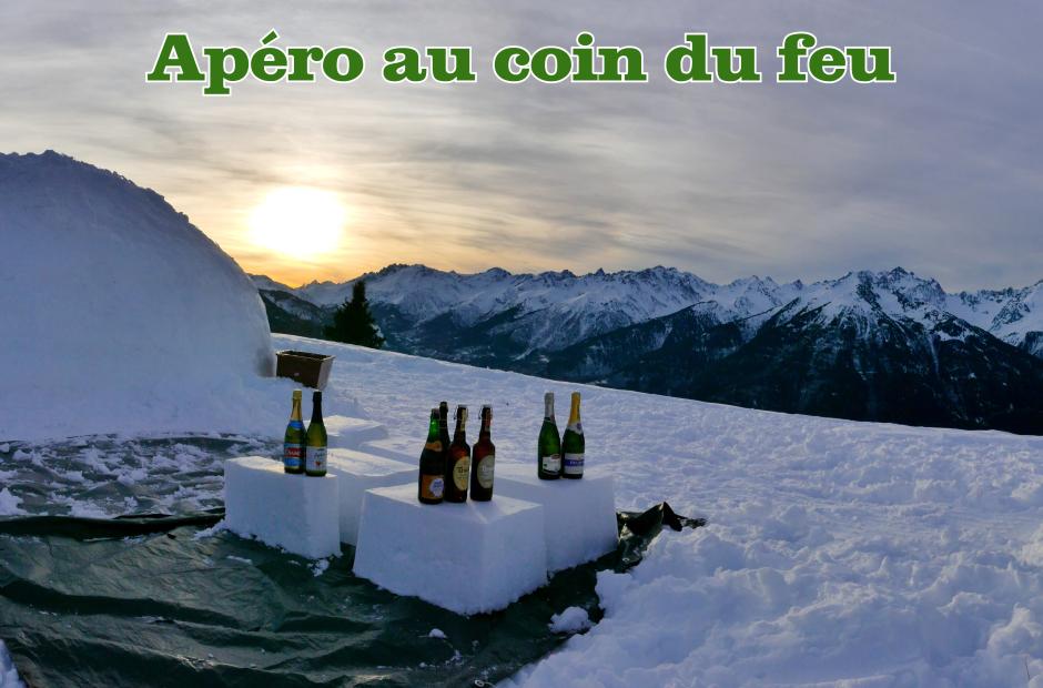 Apéro au coin du feu