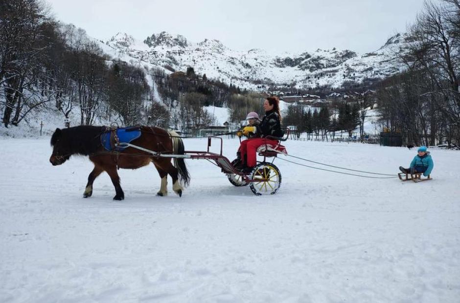 Balade à poney, Poney-luge &amp; Ski-poney -