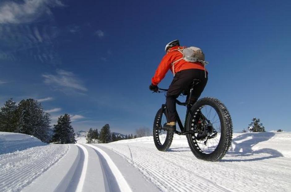 VTT électrique sur neige -