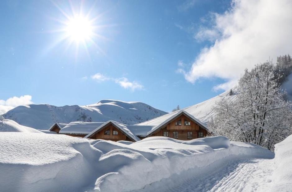 Saint Sorlin d'Arves sous la neige -