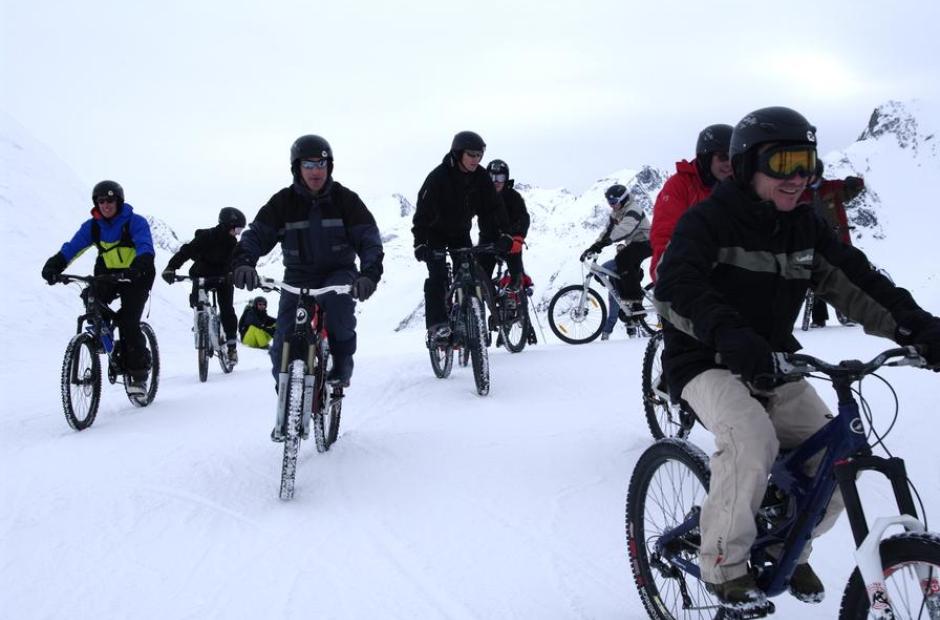 Sortie VTT sur neige