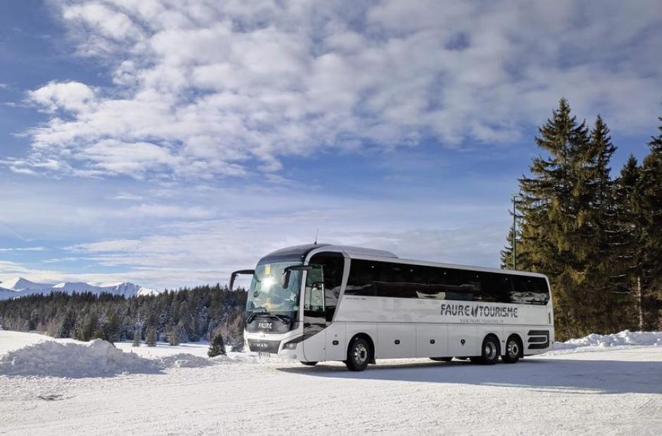 Liaison gare station - Bus Faure Savoie