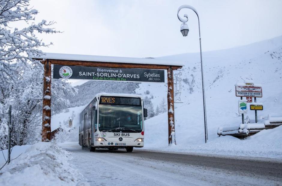 Navette Saint Sorlin d'Arves - Visuel hiver