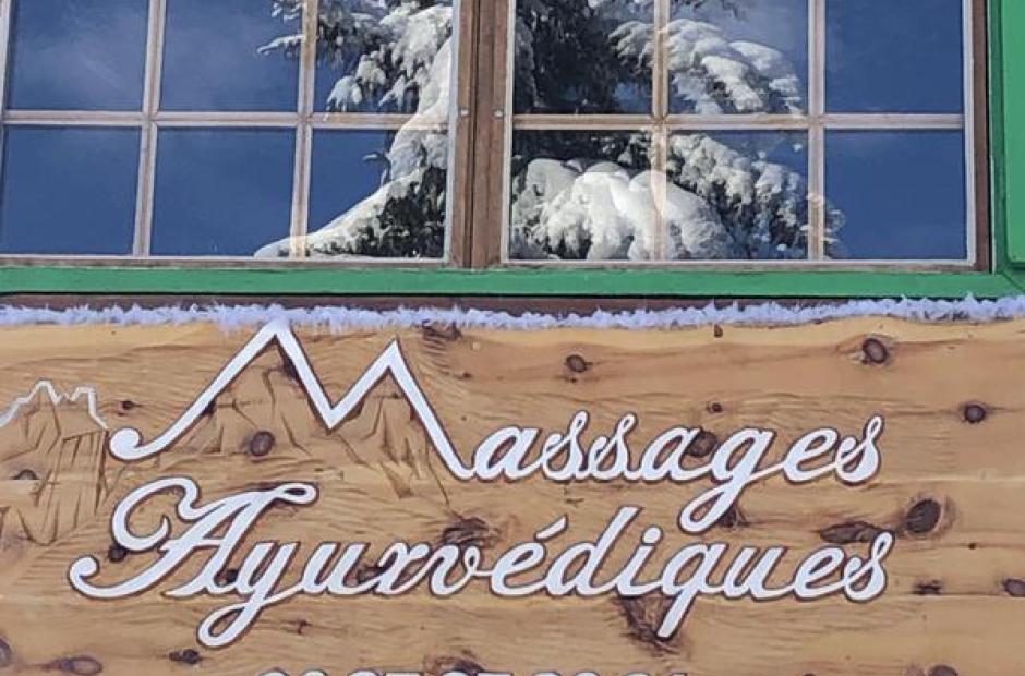 Massages ayurvédiques - Enseigne