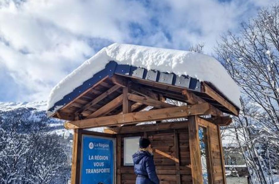 Arrêt navette Orée des Pistes_Saint-Sorlin-d'Arves - Arrêt navette