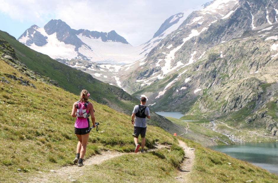 Trail face au glacier de Saint Sorlin - Trail face au glacier de Saint Sorlin