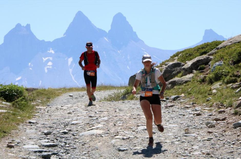 Espace Trail Saint Sorlin d'Arves - Trail face aux Aiguilles d'Arves