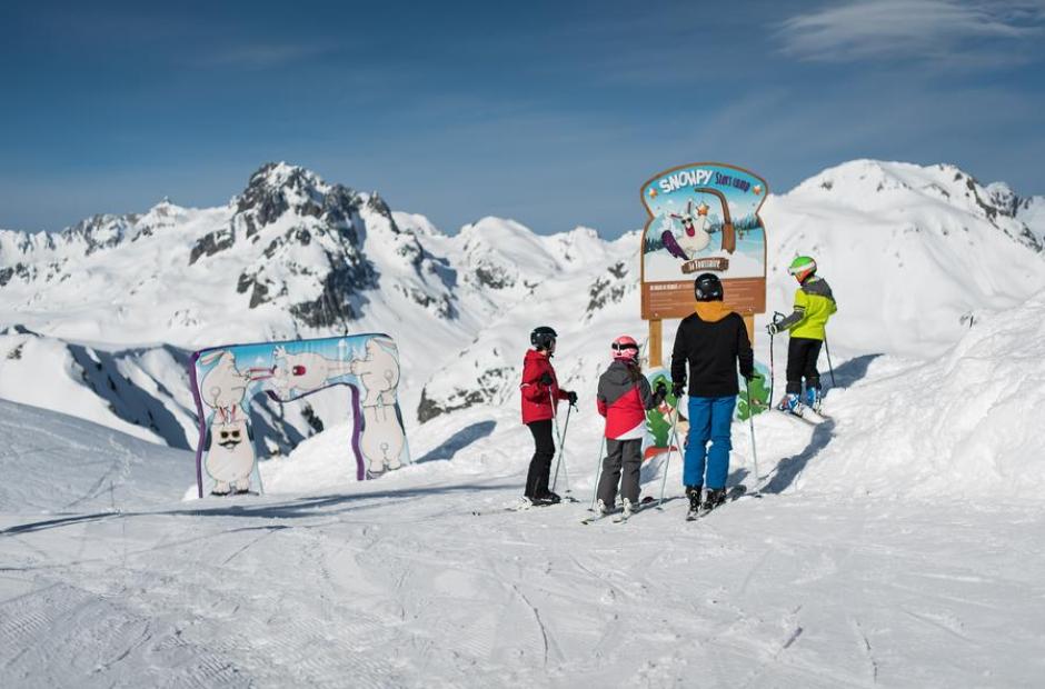 Départ de la zon  ludique Snowpy Mountain @LaToussuire - Départ de la zone ludique Snowpy Mountain @LaToussuire