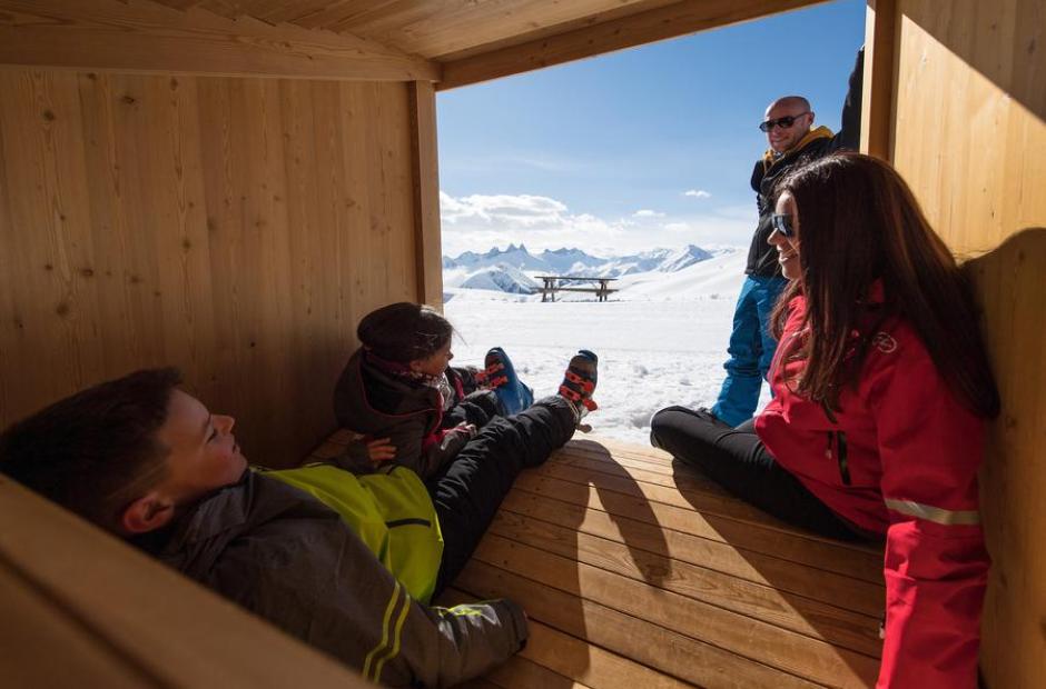 Ilot de détente en bois @SnowpyMountain @LaToussuire - Ilot de détente en bois @SnowpyMountain @LaToussuire