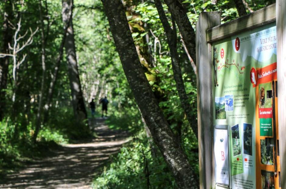Sentier de Sorlinette - Visuel en été