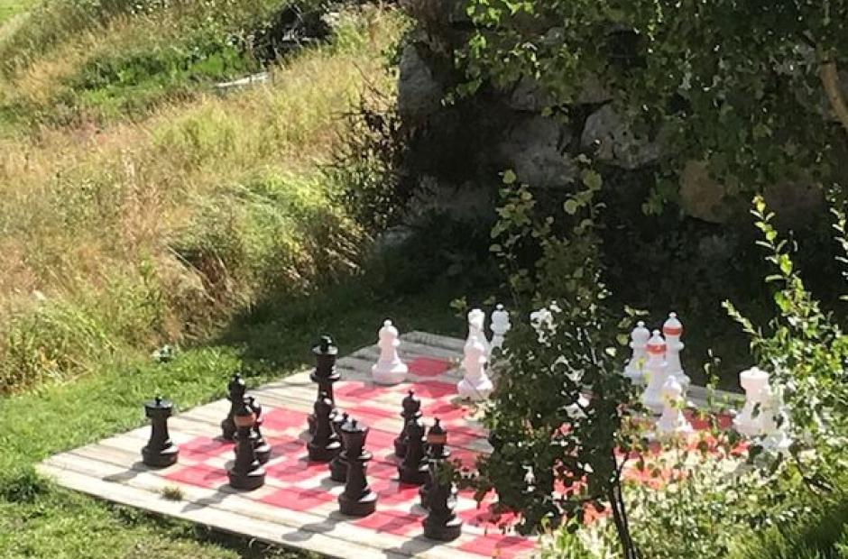 Jeu d'échec géant - Jeu d'échec géant