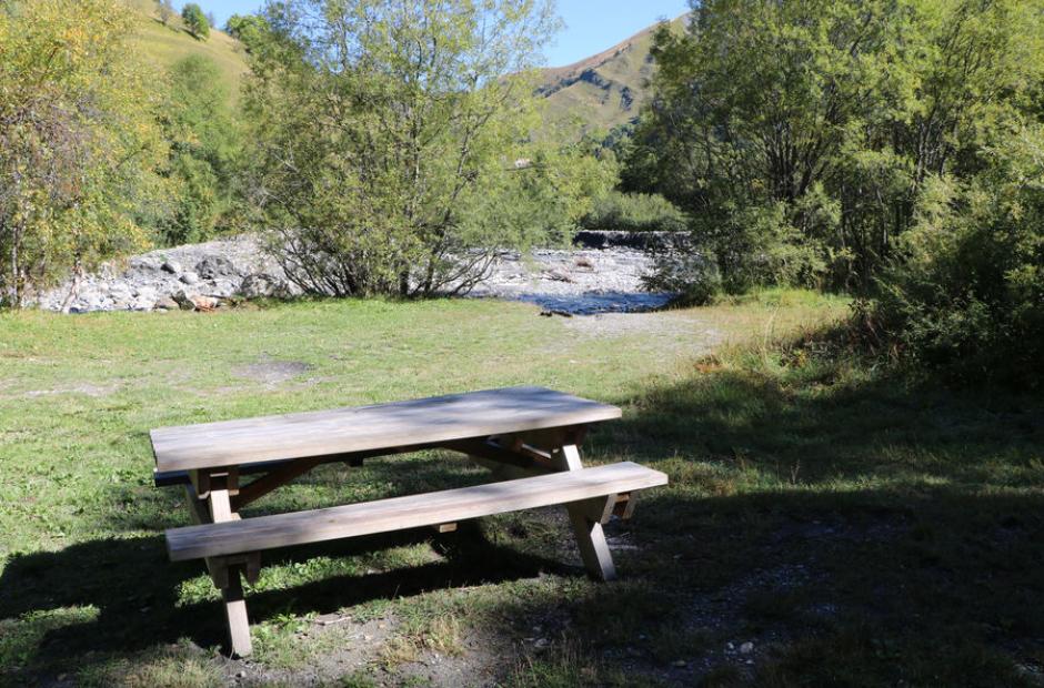 table pique neige Prés plan - table pique neige Prés plan