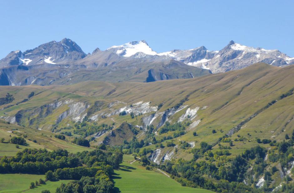 Vue sur le massif des Rousses - Vue sur le massif des Rousses