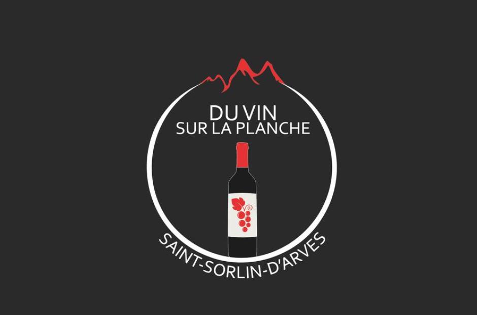 Du vin sur la planche - Logo