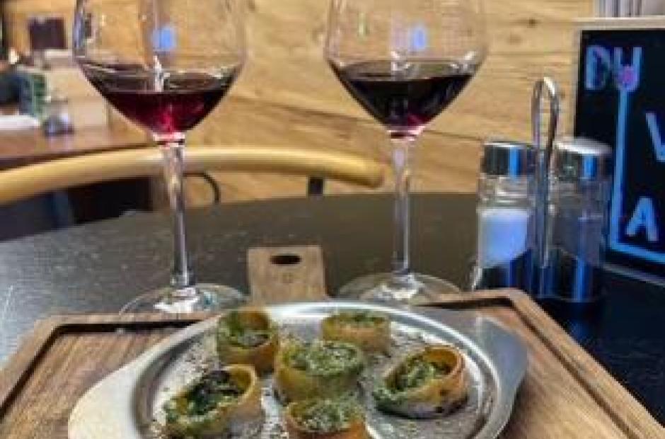 Du vin sur la planche - Présentation plat