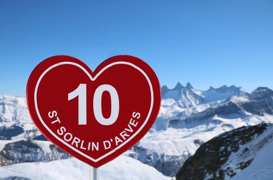 Balisage piste en forme de cœur - Balisage piste en forme de cœur