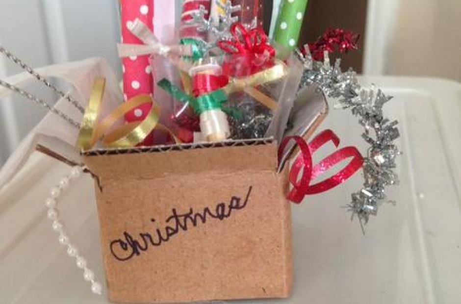 Atelier créatif : décor miniature de Noël_Saint-Sorlin-d'Arves - Atelier miniature de Noël