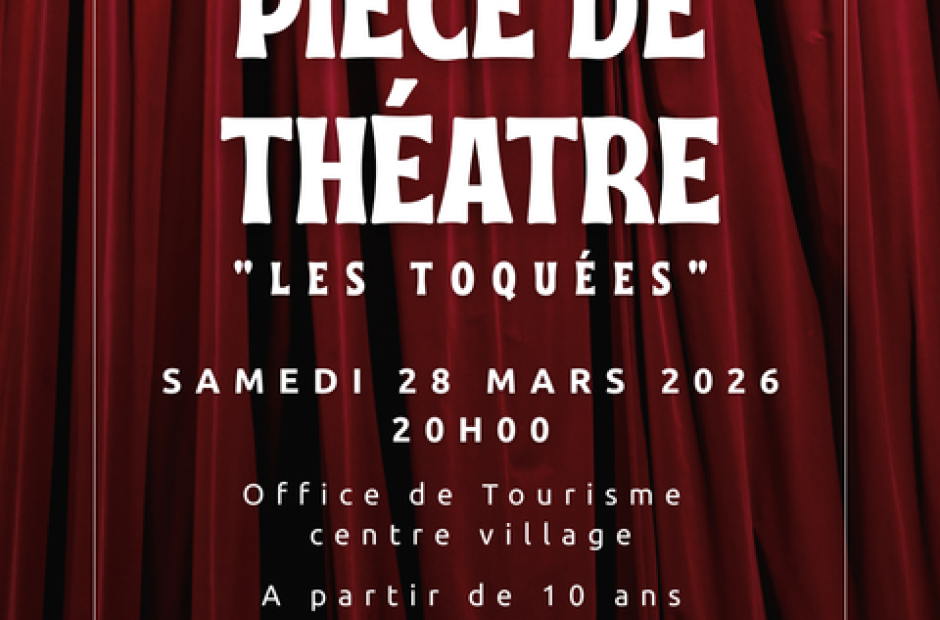 Pièce de théâtre "Les Toqués"_Saint-Sorlin-d'Arves - Affiche