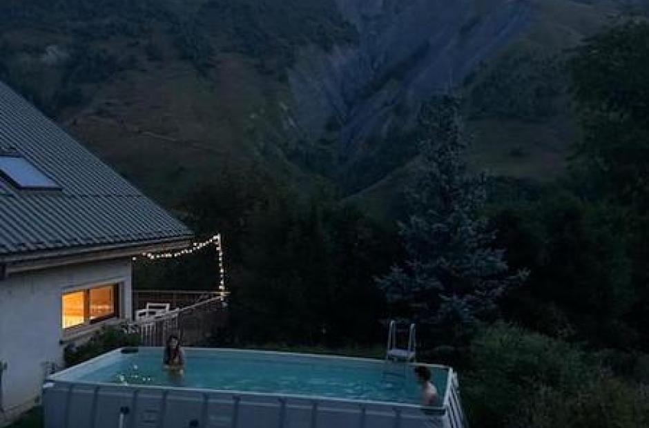 Chalet Cœur - Piscine