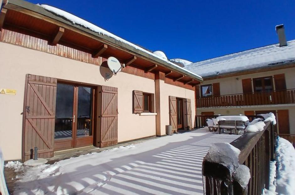 Chalet Beauséjour - Terrasse hiver Chalet Beauséjour - Terrasse hiver