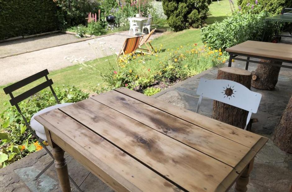 Le Chardon Bleu n°1 - 8 à 12 personnes_Saint-Sorlin-d'Arves - vue jardin