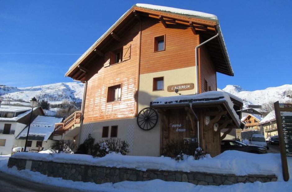 Chalet l'Albaron hiver - Vue extérieure Chalet l'Albaron hiver - Vue extérieure