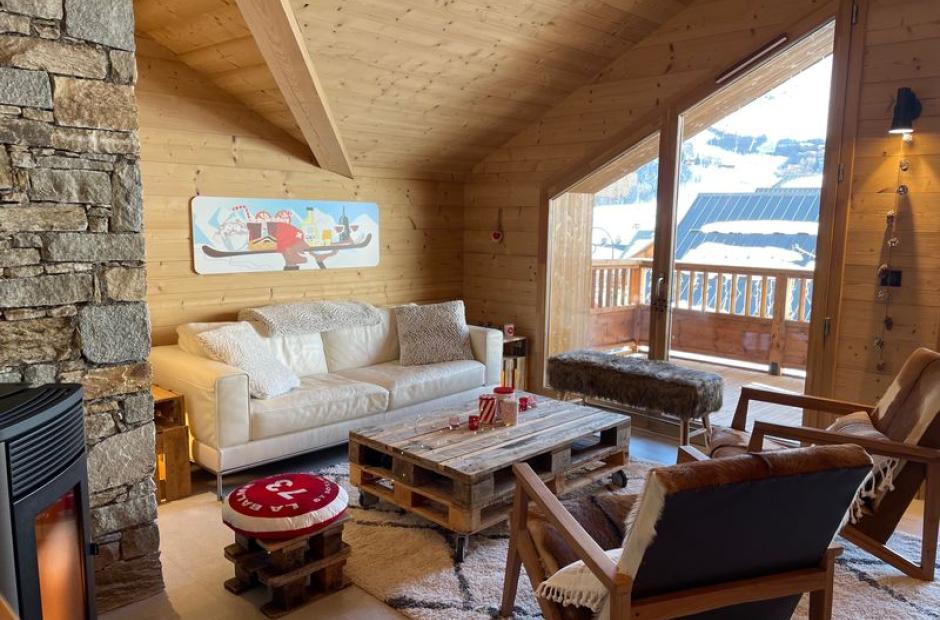 Le refuge des Aiguilles - Vue intérieure