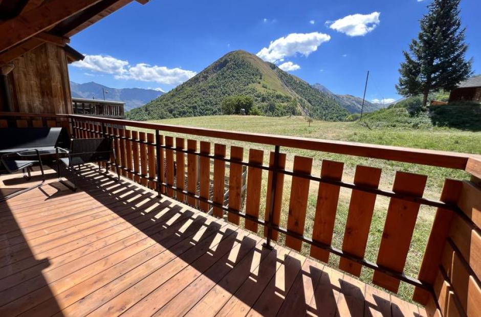 Les Airelles - Vue balcon été