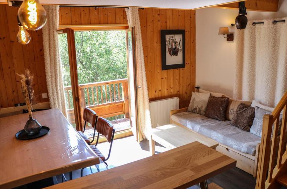 Chalet les Grizzlis - Salon