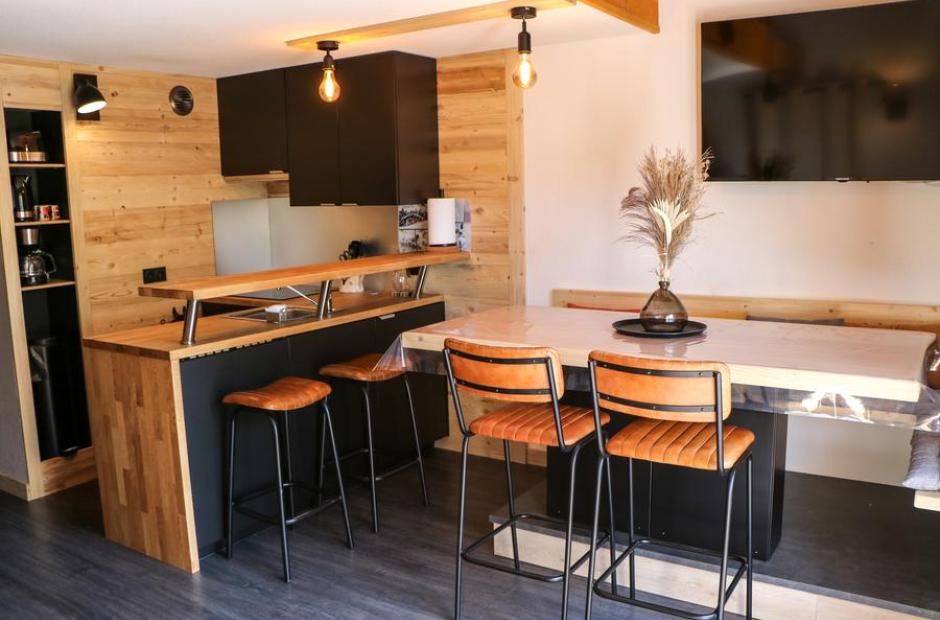 Chalet les Grizzlis - Salon