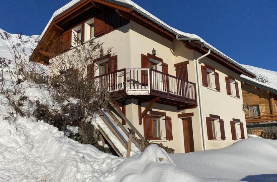 chalet La Marmotte - Vue hiver chalet La Marmotte