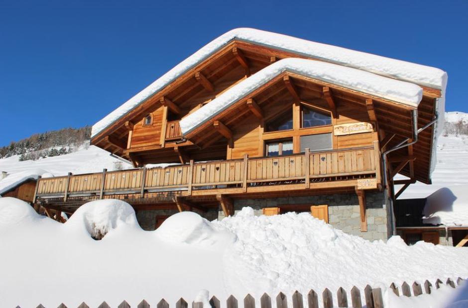 Chalet la Folatière - Vue extérieure hiver