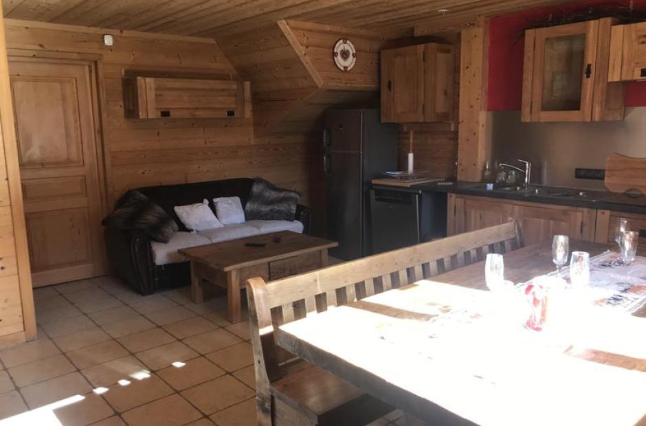 Chalet la Folatière - Vue intérieure