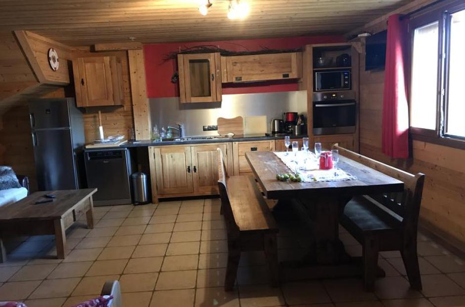 Chalet la Folatière - Vue intérieure