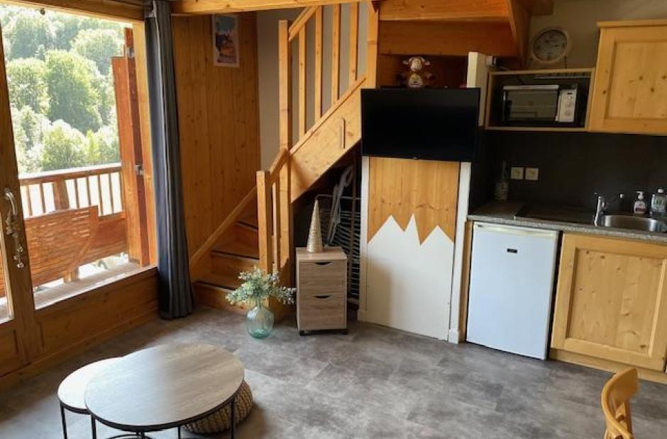 Les Chalets de Saint Sorlin n°44 - Séjour / Cuisine