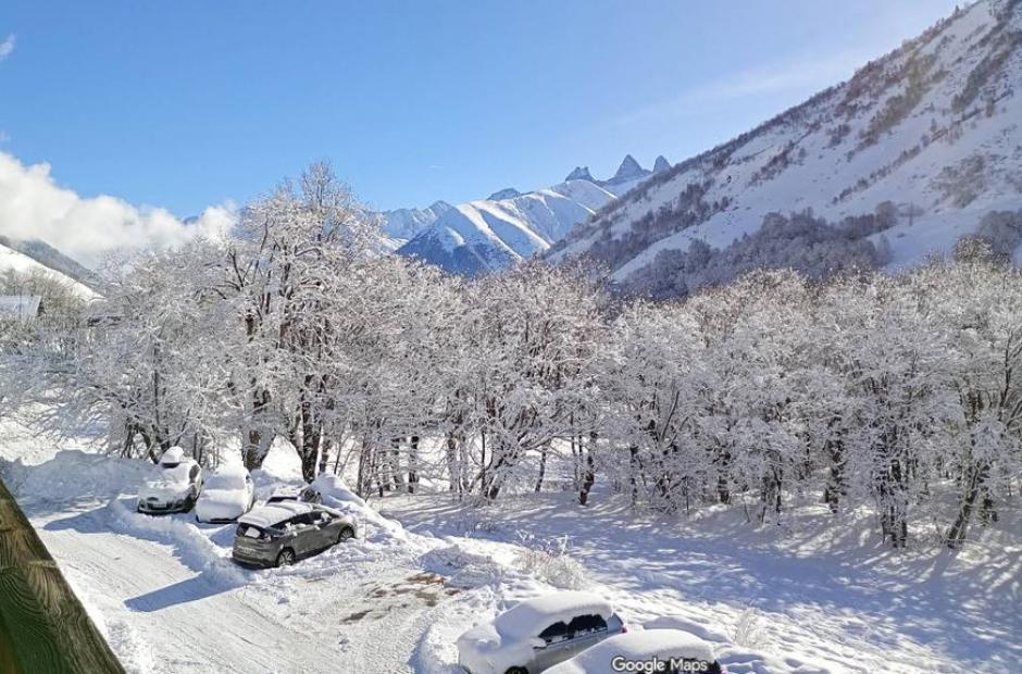 Les Chalets de Saint Sorlin n°44 - Vue balcon hiver
