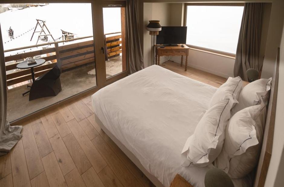 Les Cèdres - Hôtel, restaurant &amp; SPA_Saint-Sorlin-d'Arves - Chambre de l'hôtel Les Cèdres