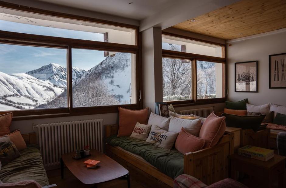 Les Cèdres - Hôtel, restaurant &amp; SPA_Saint-Sorlin-d'Arves - Salon de l'hôtel Les Cèdres