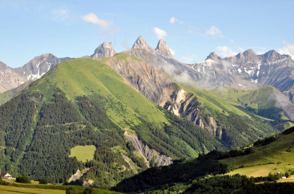 Les aiguilles d'Arves en été - Les aiguilles d'Arves en été